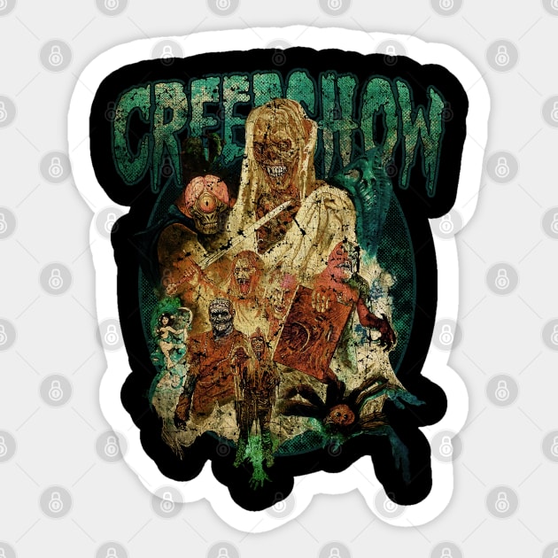 RETRO CREEPSHOW Sticker by DewaKipas99